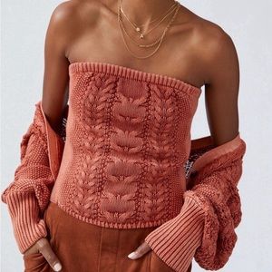 Anthropologie knit tube top